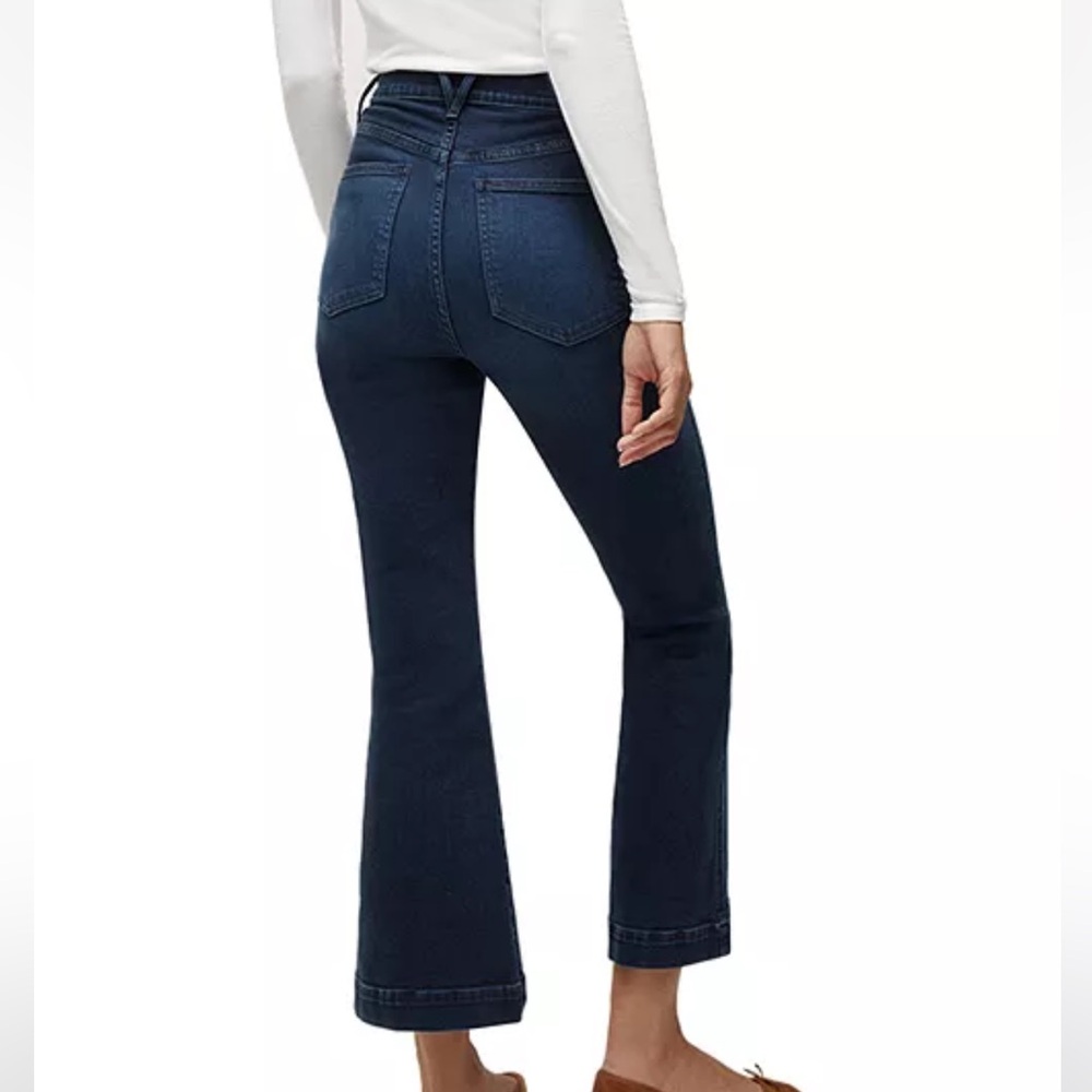 Veronica Beard Carson High Rise Flare Ankle Jeans